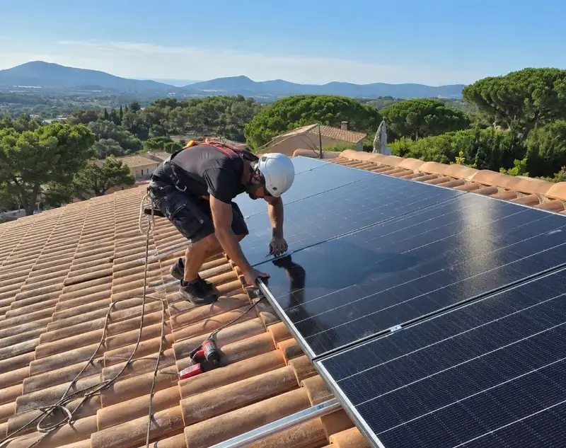 Installateur panneaux solaires Vaulx-Milieu — pose photovoltaïque sur toiture