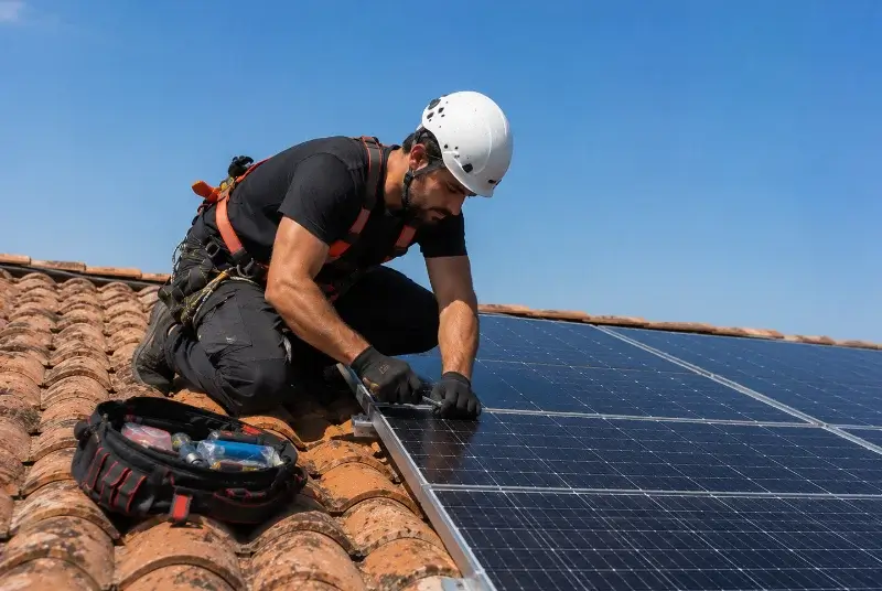 Maintenance et monitoring de panneaux solaires à Vaulx-Milieu